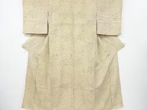 アンティーク　錦紗抽象模様着物